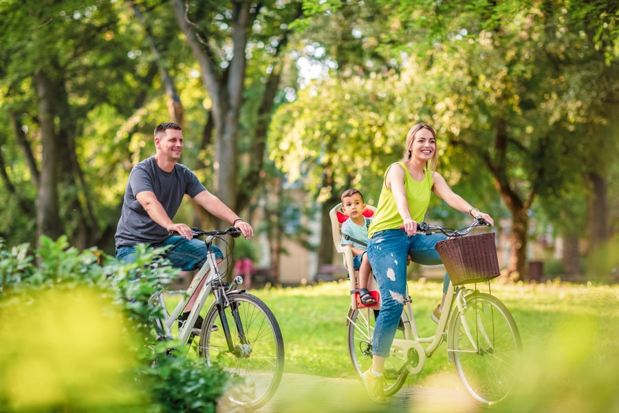 Natuuruitstapje in het dennenbos rondom het dorp