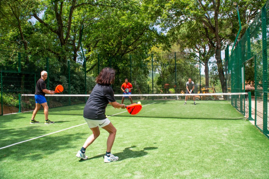 Village padel and tennis court